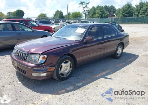 1998 Lexus Ls 400 из США, поврежденный, VIN JT8BH28F1W0123545